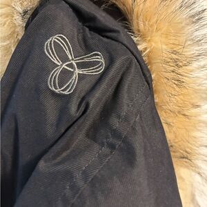 TNA Black Jacket with Faux Fur Trim
